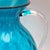 Blenko Mid-Century Modern Blenko Seabreeze Diamond Optic Pitcher With Clear Handle (Large, 2014/2015 Catalogue #1010d) Rough Pontil For Sale - Image 4 of 18