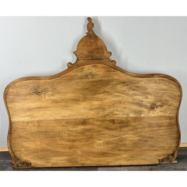 Antique French Style Carved Wall Mirror For Sale - Image 11 of 12