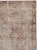 A vintage Turkish Sivas Distressed rug. A hexagonal ivory band of pseudo-calligraphy is anchored by eight octogramme stars...