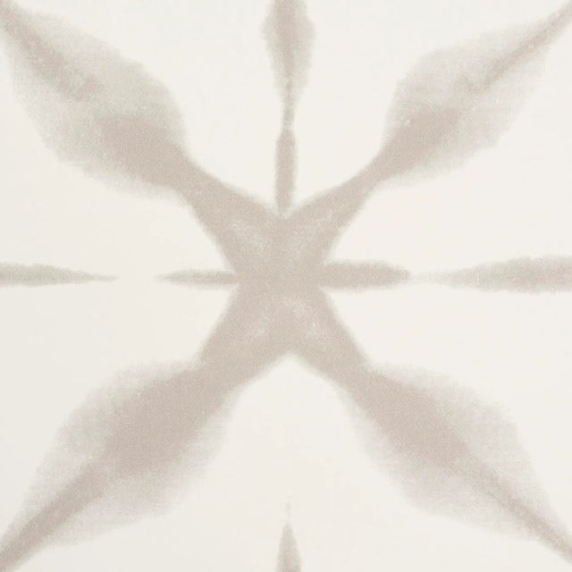 Contemporary Schumacher Andromeda Wallpaper in Smoke , Sample For Sale - Image 3 of 5