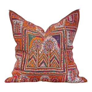 Oni Rajasthani Embroidered Decorative Pillow
