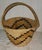 Folk Art 1940s Decorative Hand Woven Basket For Sale - Image 3 of 7
