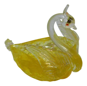 1920s Salviati Glass Swan Dish
