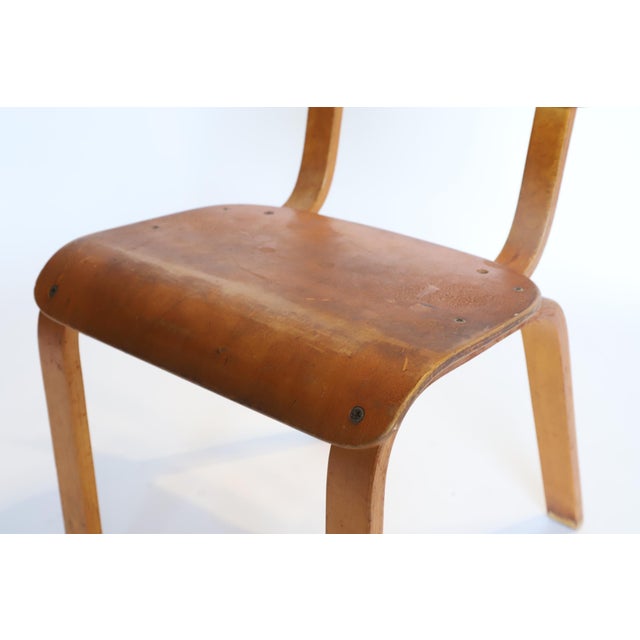 Mid 20th Century Bentwood Childs Chair Attributed to Thonet For Sale - Image 14 of 17