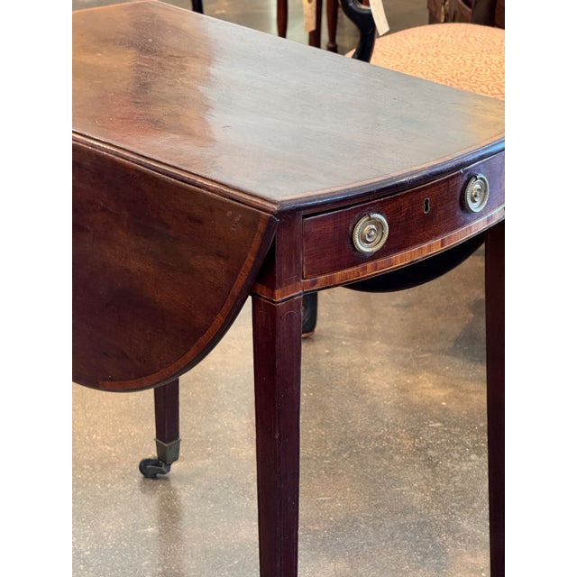 Wood 19th Century Mahogany Pembroke Table For Sale - Image 7 of 13