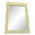 Curtis Jere Style Brass Wall Mirror For Sale