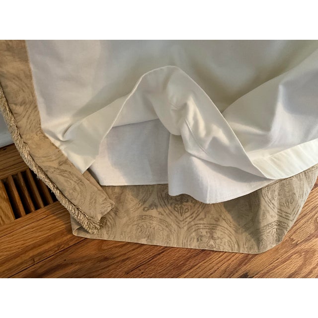 Textile Set of 4, Rose Tarlow Drapery Panels With Lining, Interlining and Fringe For Sale - Image 7 of 15