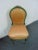 French Louis XVI Style Green Painted Side Chair For Sale - Image 3 of 6