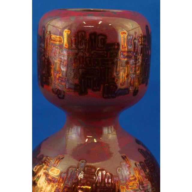 Modern Futuristic Ceramic Double-Bulb Vase by Ivo Sassi, Italy, 1950s For Sale - Image 12 of 18