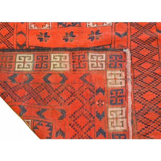 Red Gorgeous Early 20th Century Ersari Rug For Sale - Image 8 of 10