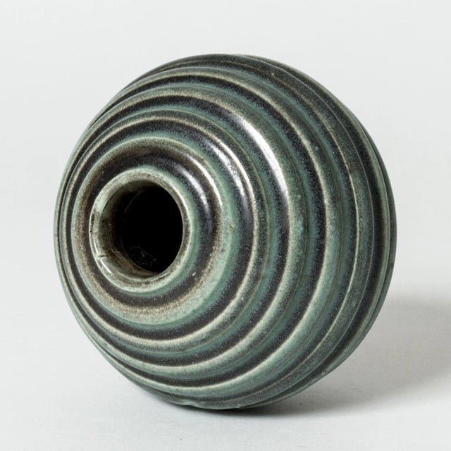 Mid-Century Modern Vintage Stoneware Vase by Ewald Dahlskog, 1930s For Sale - Image 3 of 8