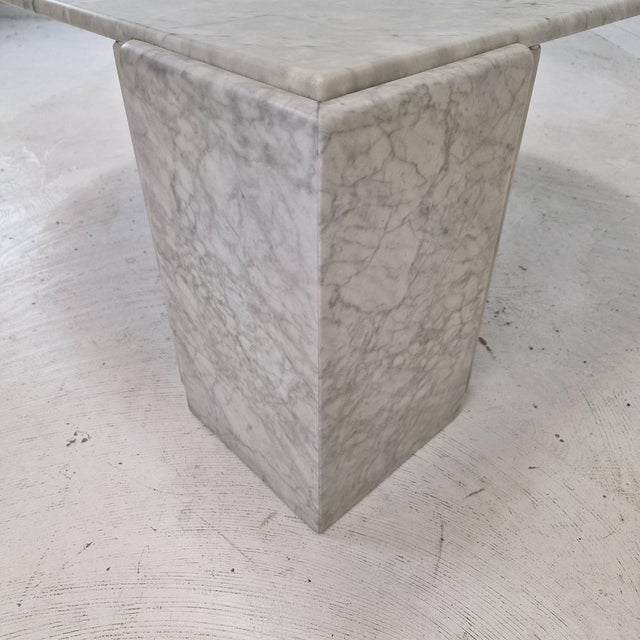 Italian Teardrop Shaped Marble Coffee Table, 1980s For Sale - Image 16 of 18