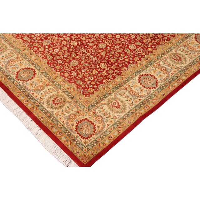 1980s Vintage Heritage Wool Rug - 10'0'' X 14'0'' For Sale - Image 4 of 8