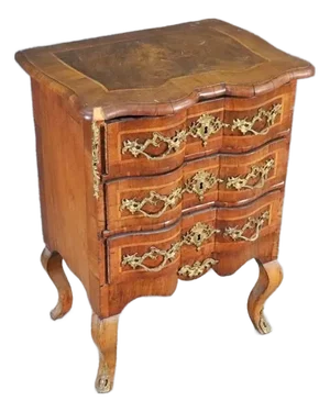 Louis XV Style 3 Drawer Commode