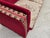 Red Danish Three-Seater Drop Arm Spanish Sofa in Red Furniture Velour, 1970s For Sale - Image 8 of 18