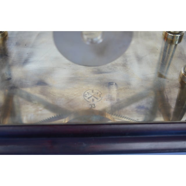 French Late 19th Century Skeleton Clock For Sale - Image 10 of 12