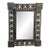 Mexican Tin & Tile Wall Mirror For Sale