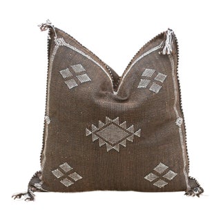 Marrakech Moon Silk Rug Pillow For Sale