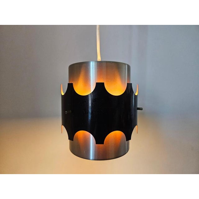 Vintage Pendant Lights in the style of Jo Hammerborg, 1970s, Set of 3 For Sale - Image 9 of 16