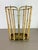 Bauhaus Hollywood Regency Brass and Bamboo Umbrella Stand, Austria, 1950s For Sale - Image 3 of 18