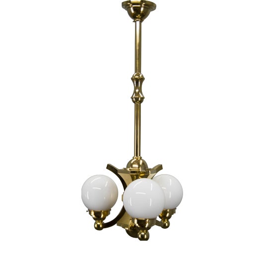Art Deco Chandelier from Gocar, 1910s For Sale