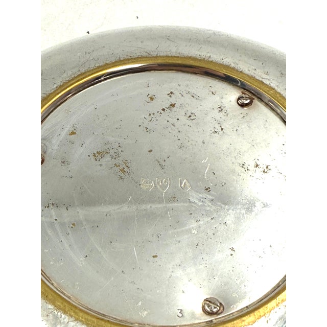 1970s Modern Silver-Plated Apple Wine Cooler / Ice Bucket, Teghini Firenze For Sale - Image 9 of 12