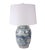 Traditional Matthew Izzo Home Jingdezhen Hand Painted Porcelain Folk Table Lamp With White Linen Shade - New For Sale - Image 3 of 3