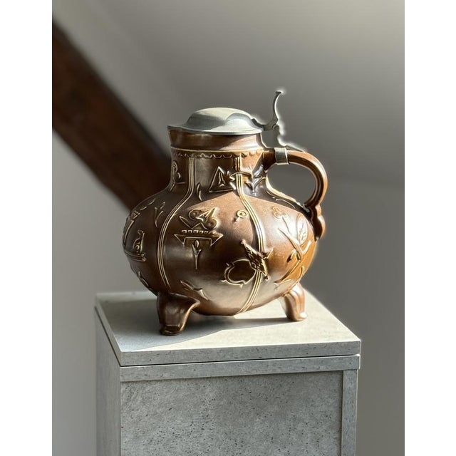 Vintage Stoneware Jug, Westerwald For Sale - Image 11 of 12