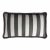 Contemporary Striped Outdoor Happy Cushion Cover with Fringes from Lo Decor For Sale - Image 3 of 3