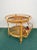 Bamboo & Rattan Round Serving Bar Cart Trolley, Italy, 1960s For Sale - Image 10 of 15