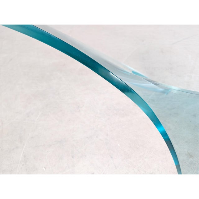 Mid-Century Propeller Coffee Table in Glass by Knut Hesterberg for Ronald Schmitt For Sale - Image 9 of 13