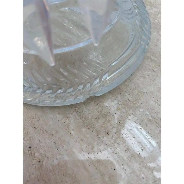 Transparent Baccarat Style, French Regency Cut-Crystal Girandole Candelabra - a Pair For Sale - Image 8 of 12