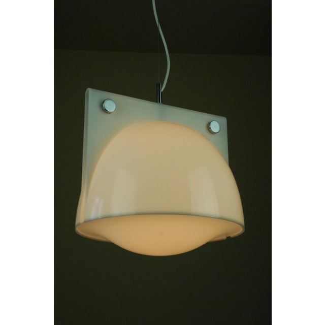 Modern Vintage Orion Pendant Lamp by Ermanno Lampa and Sergio Brazzoli for Guzzini For Sale - Image 3 of 11