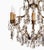 Classic Crystal Chandelier With Electric Candle Lights: 6 Arms For Sale - Image 4 of 5