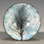 Blue & White Porcelain Bowl With Prunus Blossom Motif For Sale - Image 4 of 9