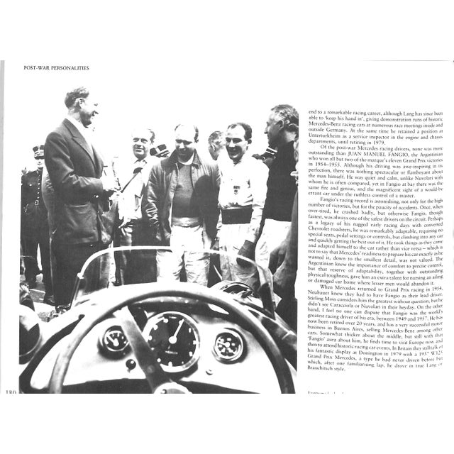 White "Mercedes-Benz Grand Prix Racing 1934-1955" Book 1983 Monkhouse, George C. For Sale - Image 8 of 8