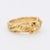 Art Nouveau Ring 18K Gold and Diamond Decor for Women, Size 8 For Sale - Image 4 of 8