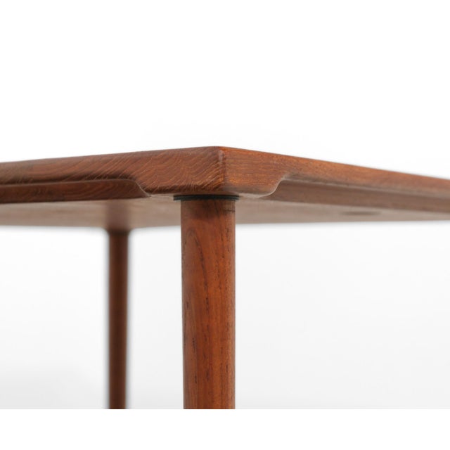 Mid-Century Modern Danish Teak Side Table by Peter Hvidt & Orla Mølgaard-Nielsen for France & Søn, 1950s For Sale - Image 3 of 12