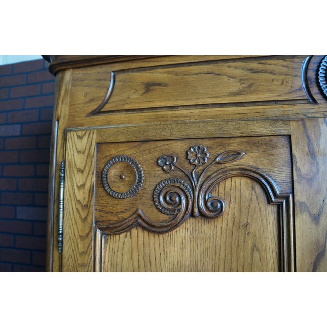 Late 20th Century Baker Parisian Armoire Cabinet For Sale - Image 6 of 12