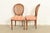 Karges French Regency Louis XVI Carved Walnut Cane Back Dining Chairs, Set of Six For Sale In South Bend - Image 6 of 15