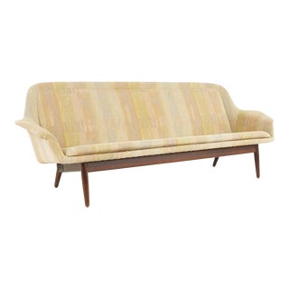 Arne Vodder for George Tanier Mid Century Danish Walnut Loveseat For Sale