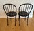 English Vintage Woodward Wrought Iron Cafe Chairs - Set of 2 For Sale - Image 3 of 18