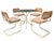 Mid-Century Modern Vintage Italian Marcel Breuer Cesca Chairs and Dining Table- Set of 5 For Sale - Image 3 of 18