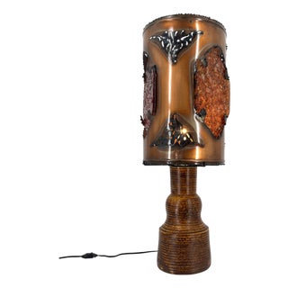 Table Lamp from Potterie D'Accolay, 1970s For Sale