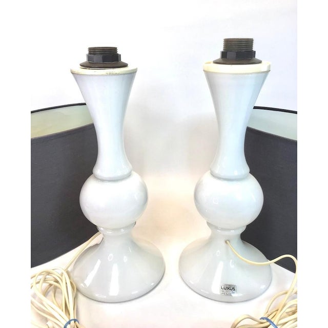 Glass Table Lamps from Luxus, 1960s, Set of 2 For Sale - Image 10 of 11