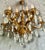 Antique Gilded 12-Light Crystal Chandelier, 1890s For Sale - Image 6 of 11