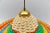 Large Rattan Sobrero Ceiling Lamp, 1950s For Sale - Image 9 of 10