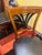 Set of 10 Biedermeier-Style Colombian Dining Chairs in Mahogany & Black Leather For Sale - Image 9 of 11