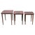 Mid-Century Modern Danish Nesting Tables in Wood and Veneer, 1960s, Set of 3 For Sale - Image 12 of 12