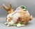Ceramic Farmhouse Fitz & Floyd Botanical Bunny Rabbit Family Ceramic Cookie Jar – Cottagecore / Spring For Sale - Image 7 of 18